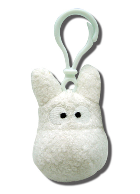 My Neighbor Totoro White Plush Toy w/ Backpack Clip Keychain