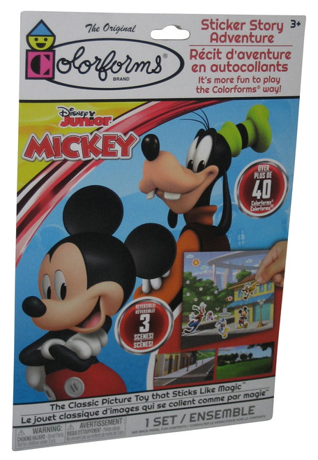 Disney Junior Mickey Mouse Goofy & Friends Original Colorforms Sticker Set