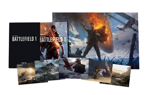 DICE The Art of Battlefield 1 Collector's Pack (2016) Dark Horse Hardcover Art Book w/ Poster & Postcards