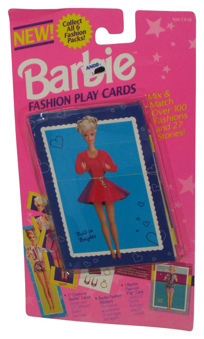 Barbie Bold In Brights (1993) River Group Mix & Match Design Fashion Play Cards