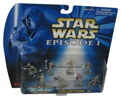 Star Wars Micro Machines (1999) Episode I Collection VI Battle of Droids Mini Figure Set