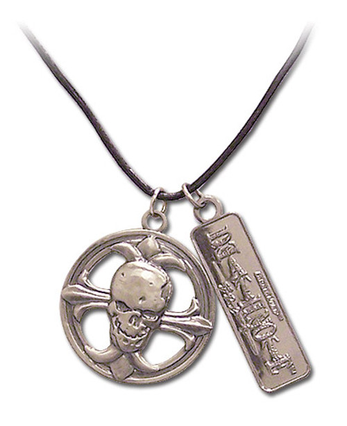 Death Note Skull & Logo Anime Necklace GE-8108