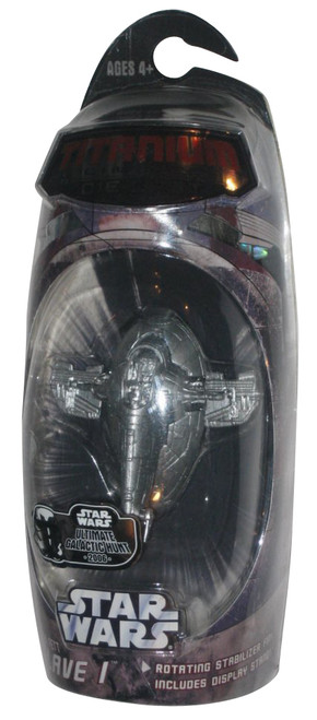 Star Wars Boba Fett Silver Slave 1 Titanium Series Die-Cast Toy Vehicle