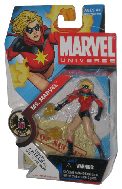 Marvel Universe Ms. Marvel Classic w/ Red Shirt (2008) Hasbro Figure #23
