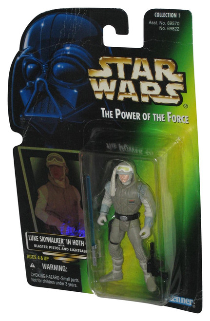 Star Wars Power of The Force Luke Skywalker In Hoth Gear (1996) Hasbro 3.75 Inch Figure