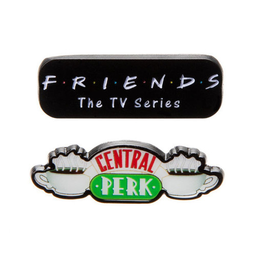 Friends TV Series & Central Perk Bioworld Lapel Pin Set