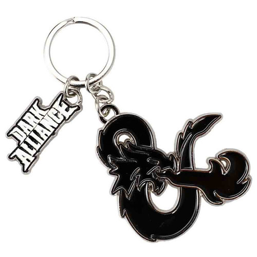 Dungeons & Dragons Dark Alliance Enamel Silver Metal Keychain