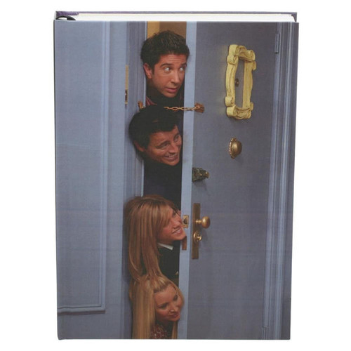 Friends Ross Joey & Rachel Heads In Door Stationary Hardcover Journal Book