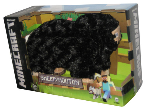 Minecraft Black Sheep / Mouton Jinx (2015) Mojang 11-Inch Toy Plush