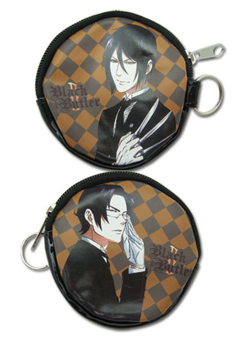 Black Butler 2 Sebastian Vs. Claude Anime Coin Purse Wallet GE-81547