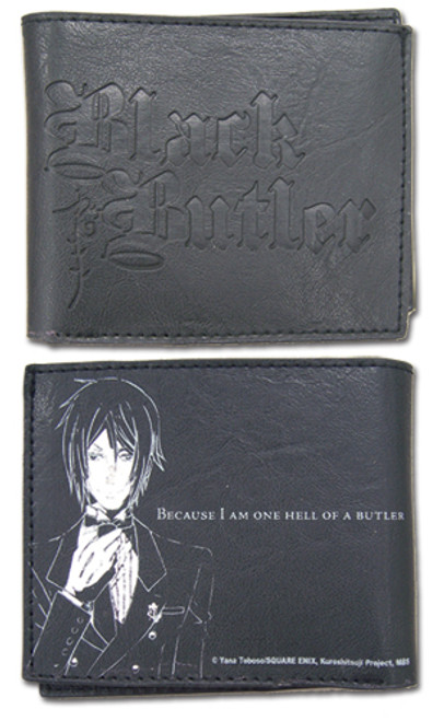 Black Butler Sebastian Anime Knitted Wallet GE-2460