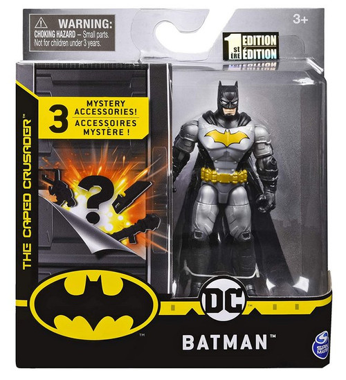 DC Batman Caped Crusader Gold Bat-Symbol Tactical (2020) Spin Master 4-Inch Figure