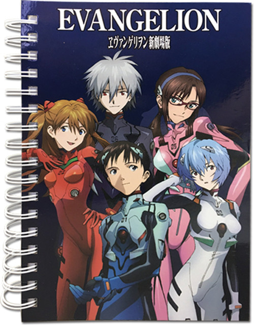 Evangelion Characters Anime Hardcover Notebook GE-43621