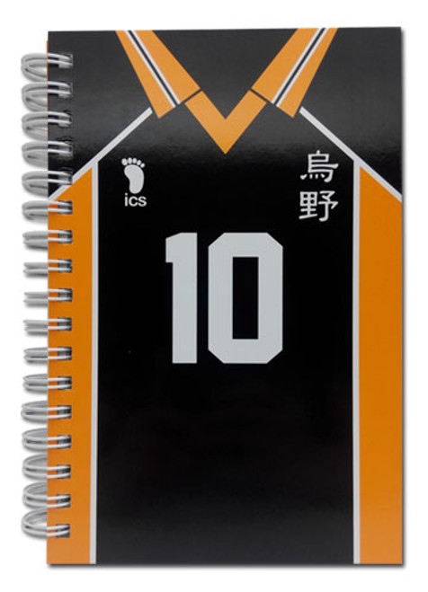 Haikyu!! Team #10 Uniform Anime Spiral Notebook GE-43562