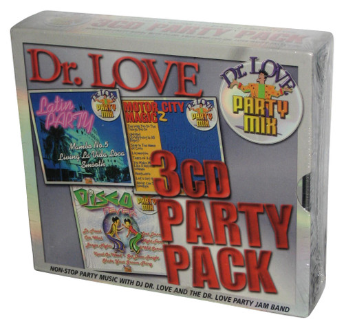 Dr. Love Party Mix 3CD Music Party Pack Box Set