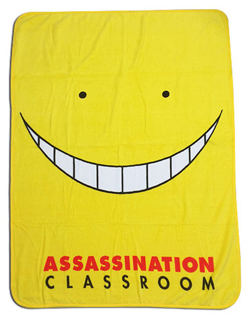 Assassination Classroom Koro Yellow Anime Throw Blanket GE-57725