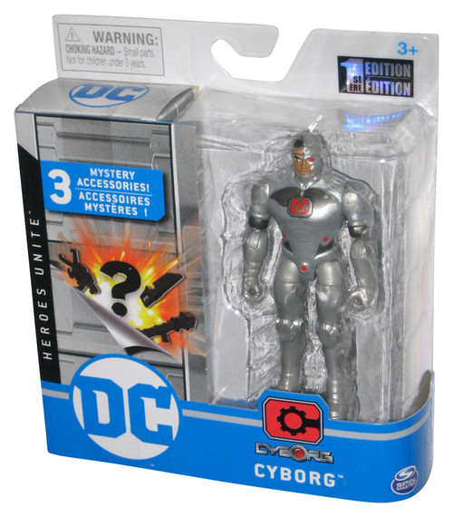 DC Heroes Heroes Unite Cyborg 1st Edition (2020) Spin Master 4-Inch Figure