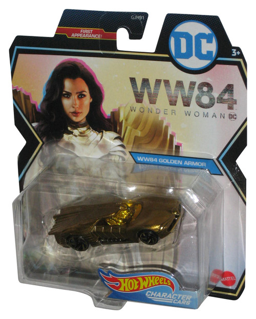 DC Wonder Woman WW84 Golden Armor Hot Wheels (2019) Character Cars Toy Car