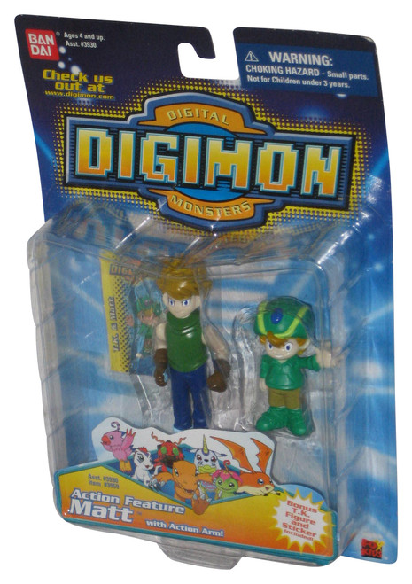 Digimon Action Feature Matt Bandai Figure w/ Action Arm