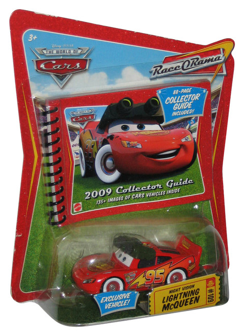 Disney Cars Exclusive Night Vision Lightning McQueen Toy Car w/ Guide