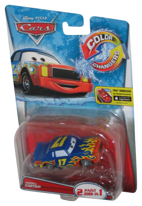 Disney Cars Movie Color Changers Darrell Cartrip (2015) Mattel Toy Car - (2 Paint Jobs In 1)