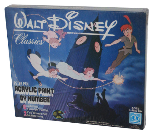 Disney Peter Pan Classics Acrylic Paint By Number Hasbro Box Kit 3054