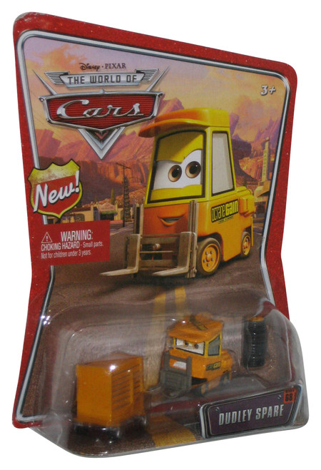 Disney Pixar World of Cars Dudley Spare No. 68 Yellow Pitty Toy Car