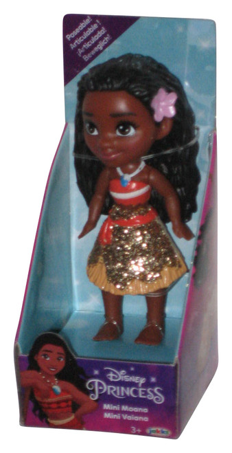 Disney Princess Moanna (2021) Mini 3.5-Inch Posable Doll w/ Glitter Dress