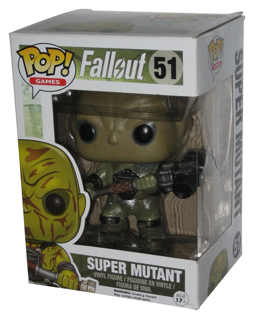 Fallout Super Mutant Funko Games POP! Vinyl Figure 51 - (Plastic Cracked)