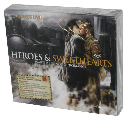 Heroes & Sweethearts: Wartime Songs of Romance (2011) Music CD Box Set w/ DVD