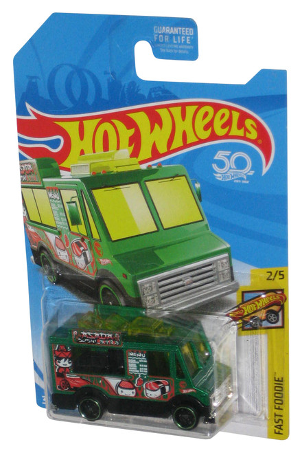 Hot Wheels Fast Foodie Green Quick Bite (2017) Die-Cast Toy Car #2/5