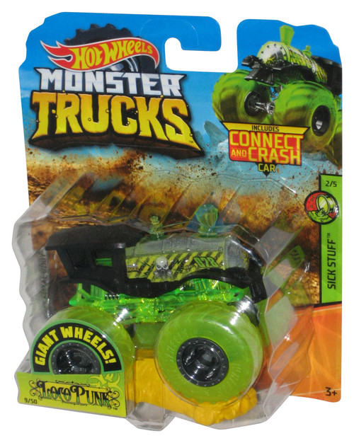 Hot Wheels Monster Trucks (2018) Loco Punk Sick Stuff Toy Vehicle #2/5