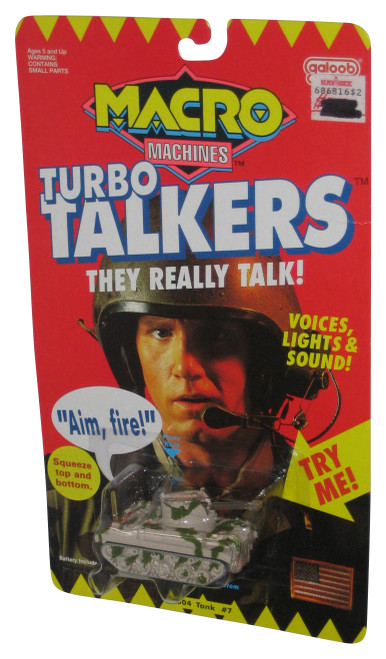 Macro Machines Turbo Talkers (1990) Galoob Voices Lights Sound Toy Tank #7