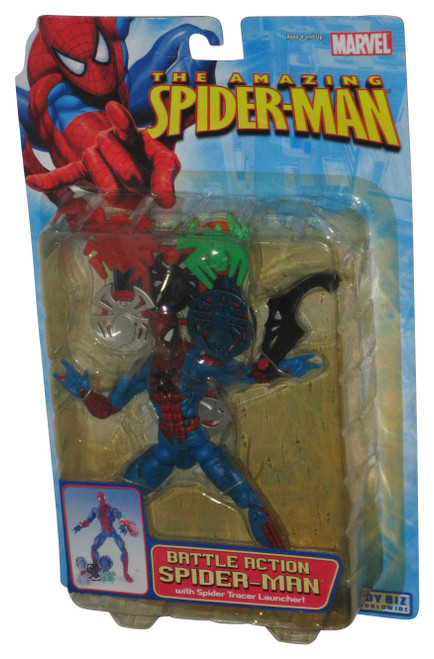 Marvel Amazing Spider-Man (2005) Toy Biz Battle Figure w/ Spider Tracer Launcher
