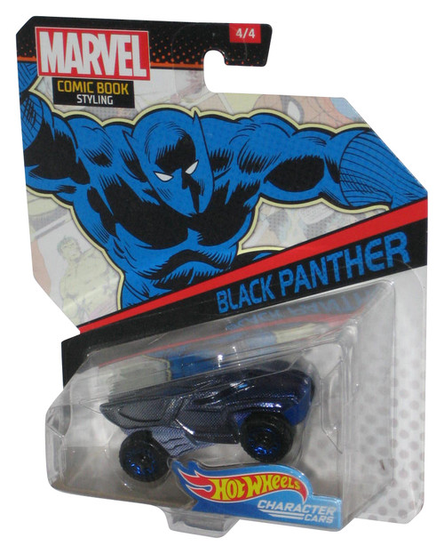 Marvel Black Panther Comic Book Styling (2017) Hot Wheels Character Cars Toy Car #4/4