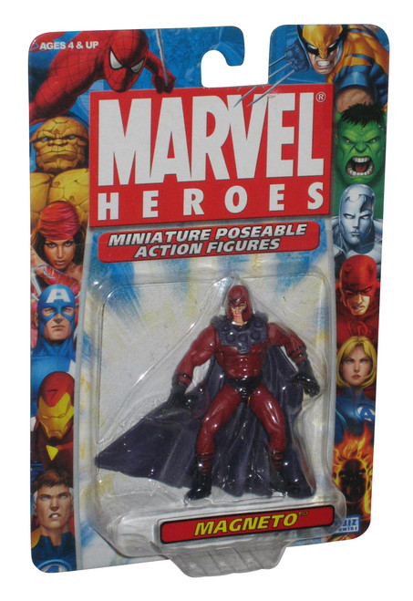 Marvel Heroes X-Men Magneto Miniature Poseable (2005) Toy Biz Mini Figure