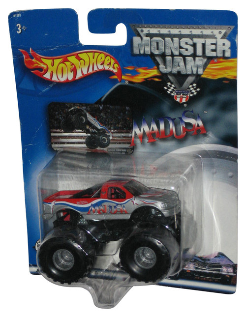 Monster Jam Madusa Red & Silver (2002) Mattel 1:64 Toy Car