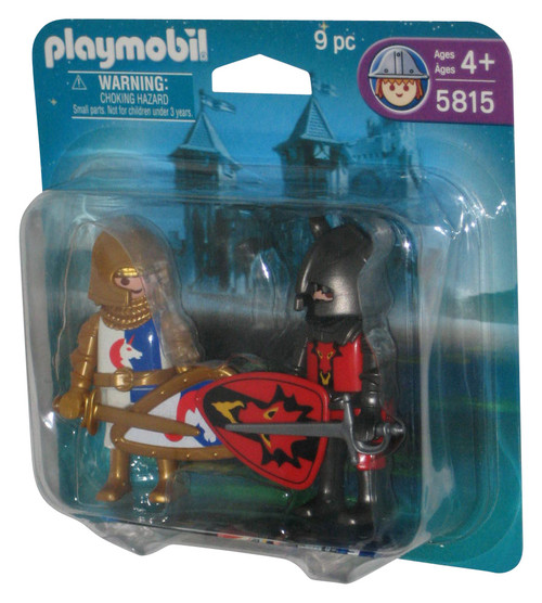 Playmobil Unicorn & Wolf Knights Duo Pack Figure Set #5815