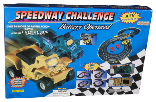 Speedway Challenge ATV Road Race Artin Battery Operated Toy Car Track Set