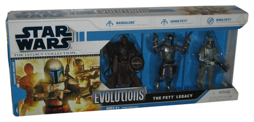 Star Wars Evolutions The Fett Legacy (2008) Hasbro 3-Pack Figure Set