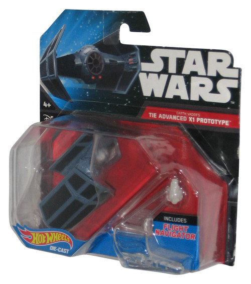 Star Wars Hot Wheels (2014) Darth Vader's Tie Advanced X1 Prototype Starships Toy - (Damaged Packaging)