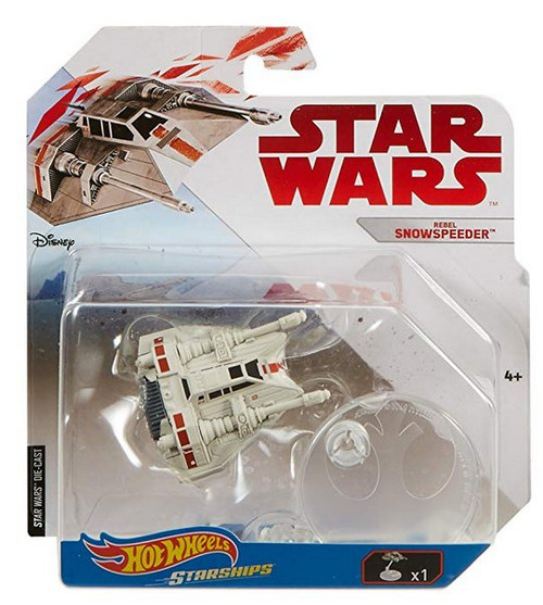 Star Wars Hot Wheels Rebel Snowspeeder (2016) Starships Vehicle Toy