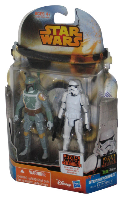 Star Wars Rebels Mission Series Boba Fett & Stormtrooper (2014) Hasbro Figure Set MS05