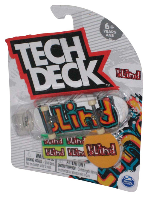 Tech Deck Blind White Spin Master Mini Toy Fingerboard Skateboard