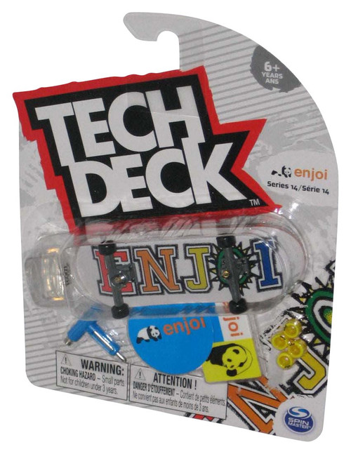 Tech Deck Enjoi Series 14 White Spin Master Mini Toy Fingerboard Skateboard