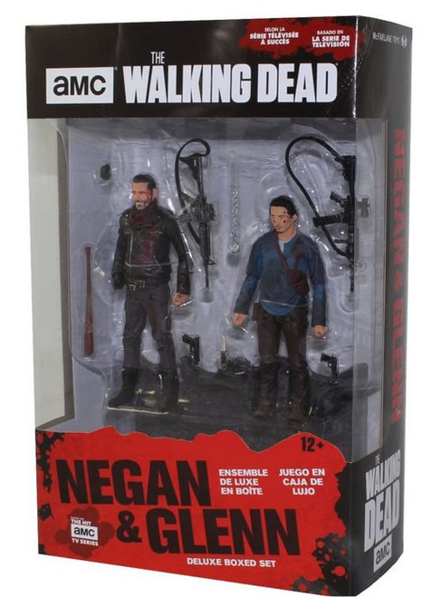 The Walking Dead Negan & Glenn (2017) McFarlane Toys Deluxe Figure Box Set