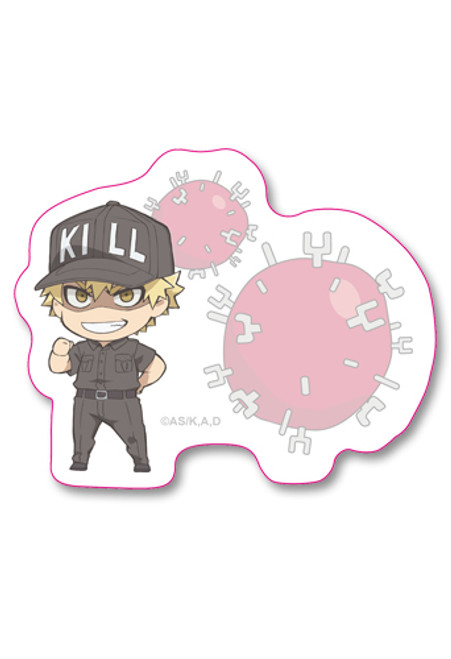 Cells At Work! Killer T Cell Anime Die-Cut Memo Pad GE-72688