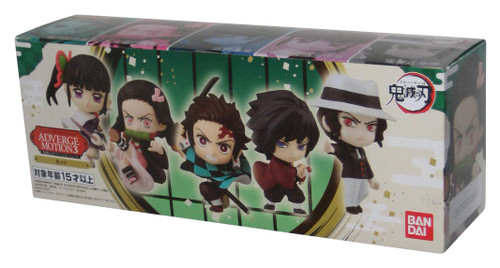 Demon Slayer Kimetsu no Yaiba Adverge Motion 3 Bandai Shokugan Figure Set