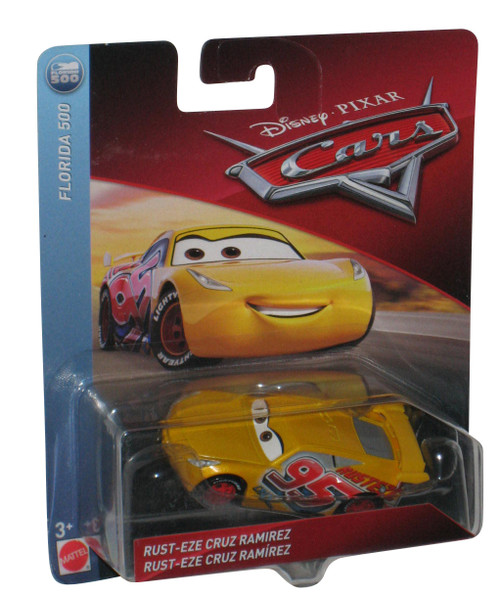 Disney Pixar Cars 3 Movie Rust-Eze Cruz Ramirez Florida 500 Toy Car