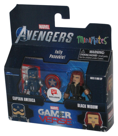 Marvel Captain America & Black Widow Gamer Verse (2020) Minimates Figure Set - (Walgreens Exclusive)